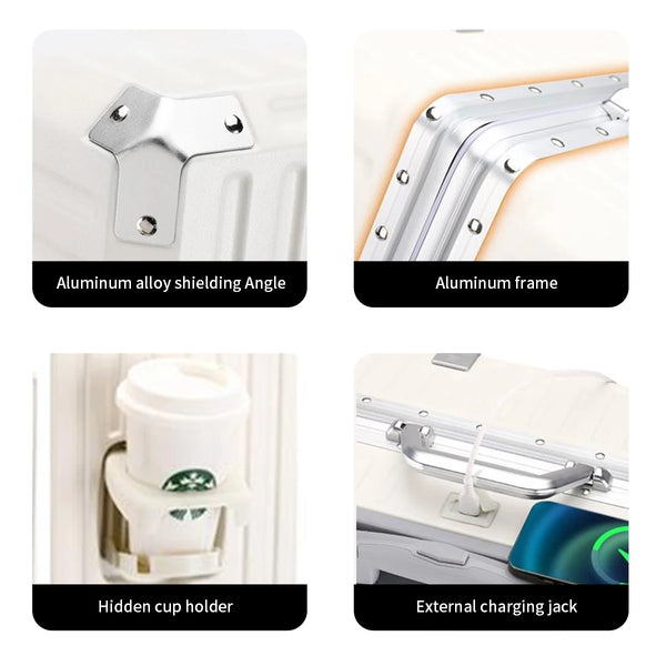 Eleganter Reisekoffer mit USB