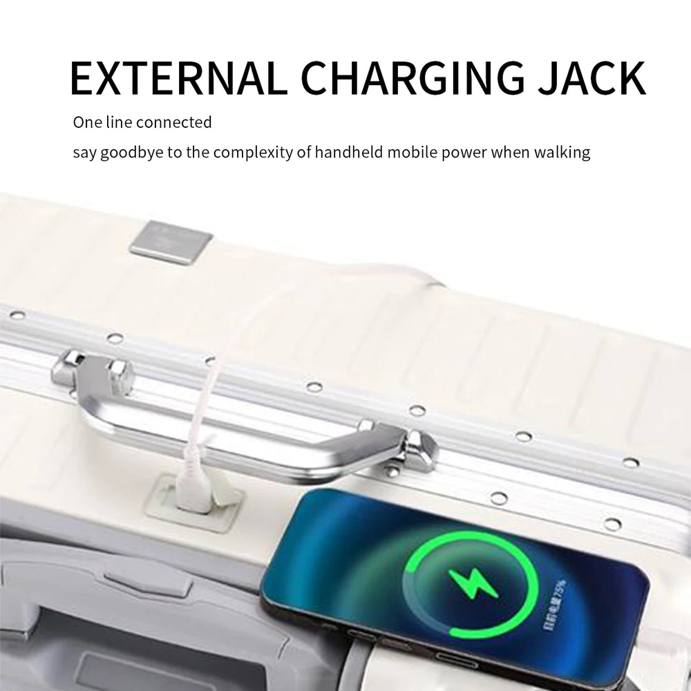 Eleganter Reisekoffer mit USB